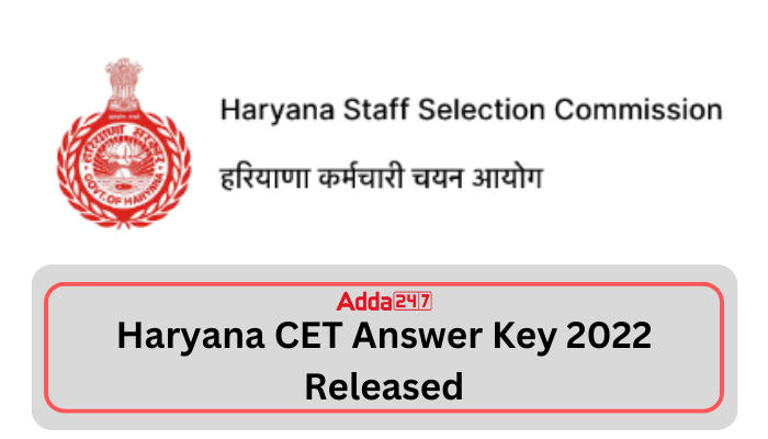 Haryana CET Answer Key 2022 Released, Direct Link Available Here_30.1
