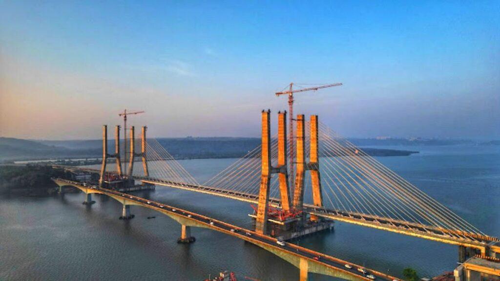 India's second longest cable-stayed eight-lane Zuari Bridge opens in Goa_30.1