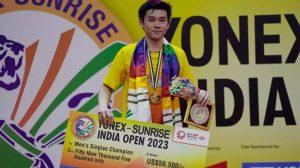 Thai shuttler Kunlavut Vitidsarn wins India Open Badminton title_40.1