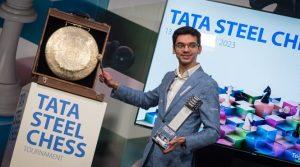 Chess.com on X: Congratulations to @anishgiri for winning the prestigious  #TataSteelChess Masters tournament! 👏 The Dutch hero won an incredible  game vs. Rapport, and improves on five previous runner-up finishes by  becoming