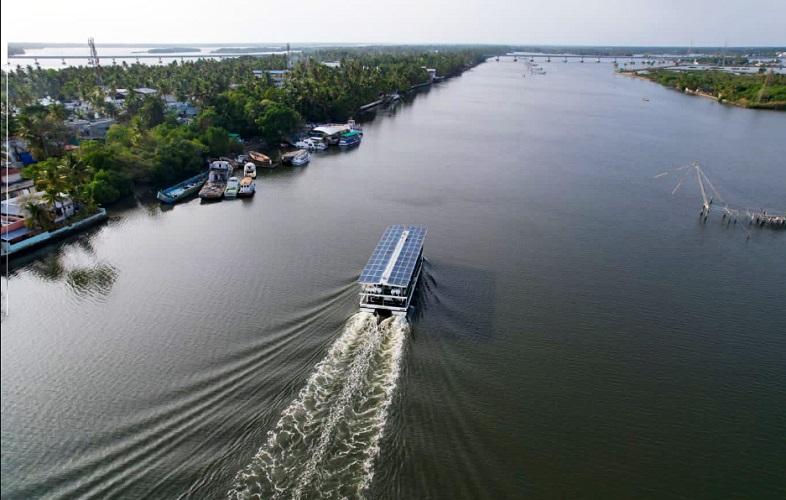 KSINC launches India's first solar-powered tourist boat_30.1