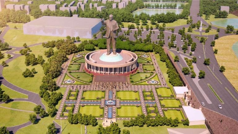 Telangana CM unveils 125 ft-tall Ambedkar statue unveiled in Hyderabad_30.1
