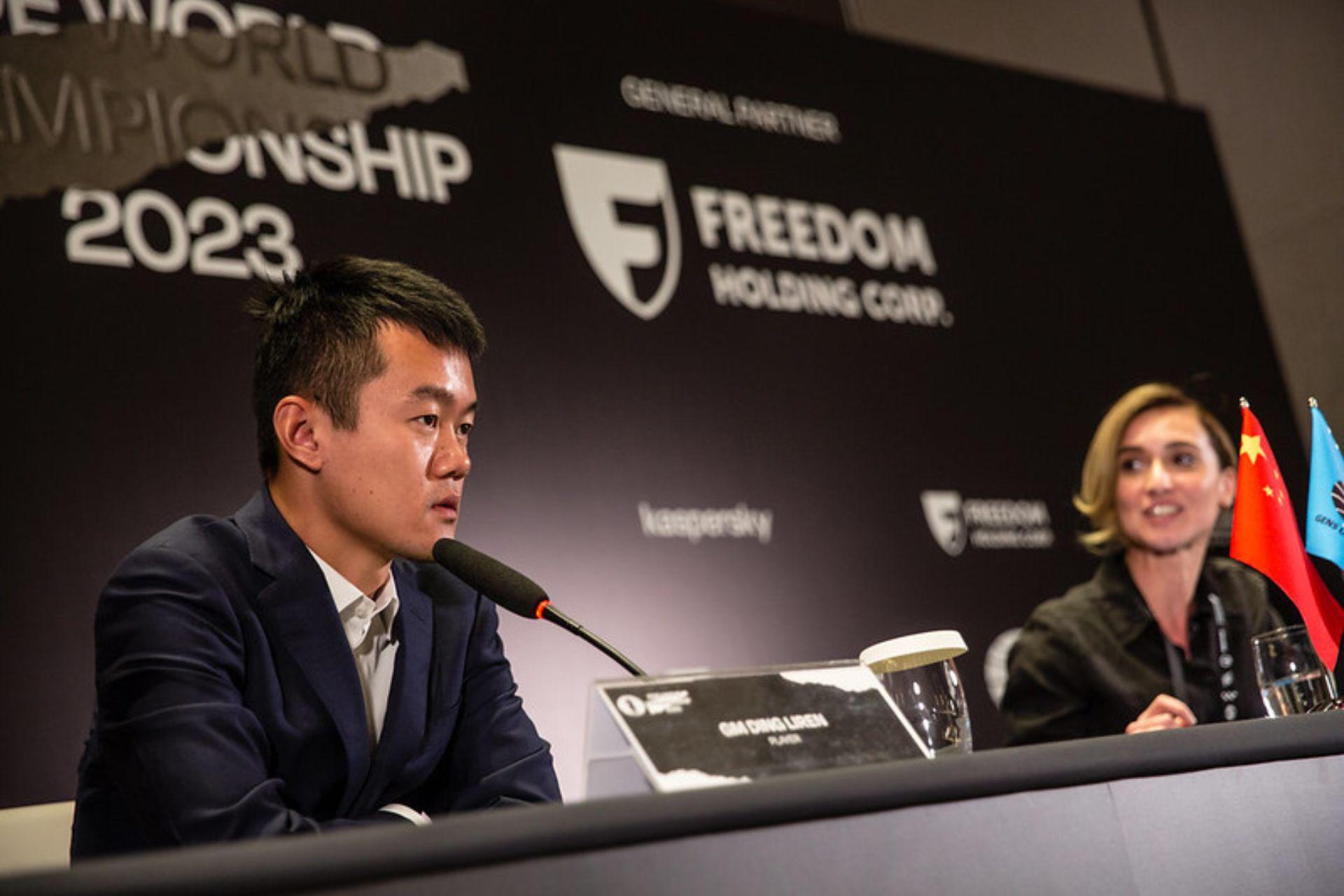 World Chess Championship: Ding Liren, world chess champion: 'I