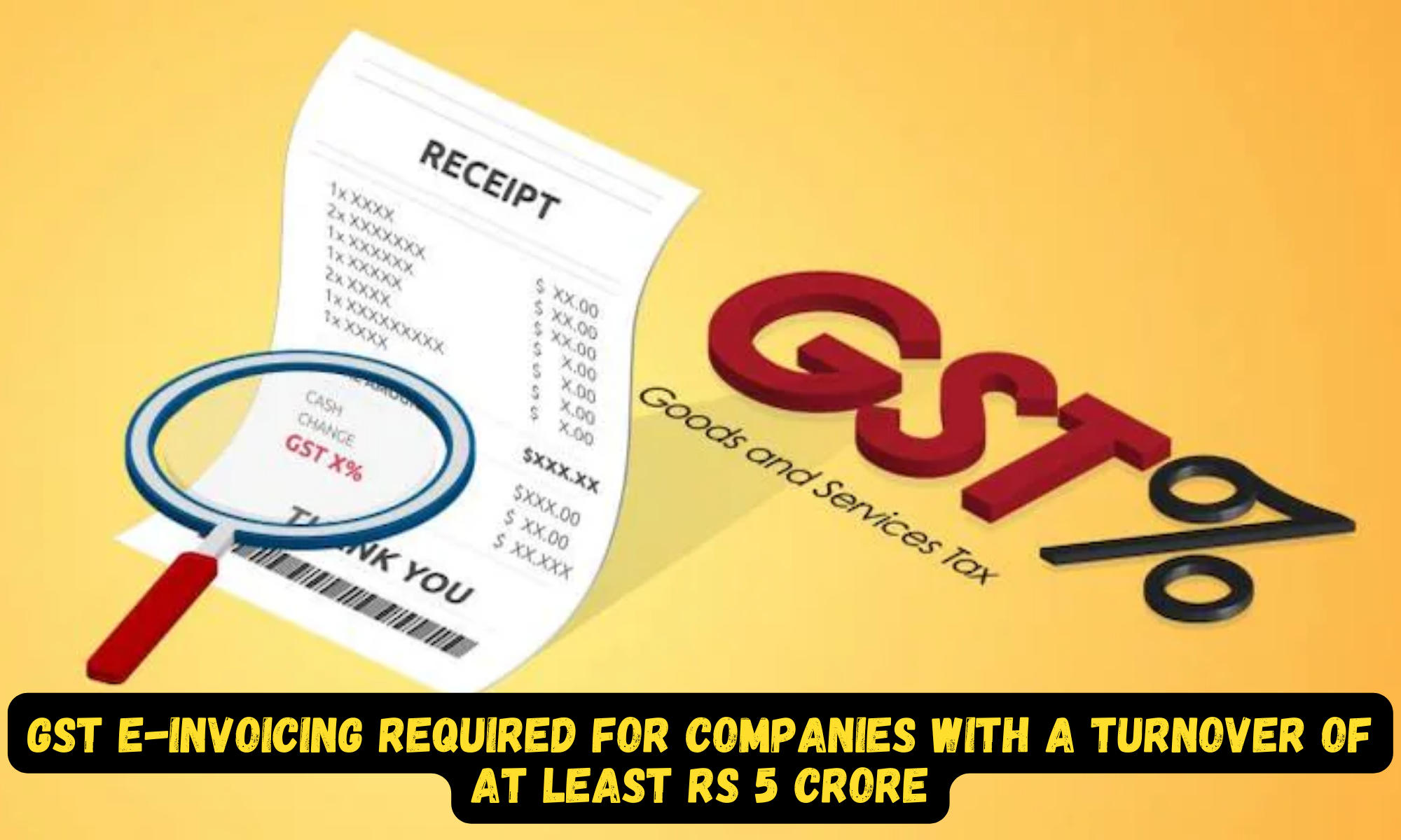 GST e-invoicing is required for companies with a turnover of at least Rs 5 crore_30.1