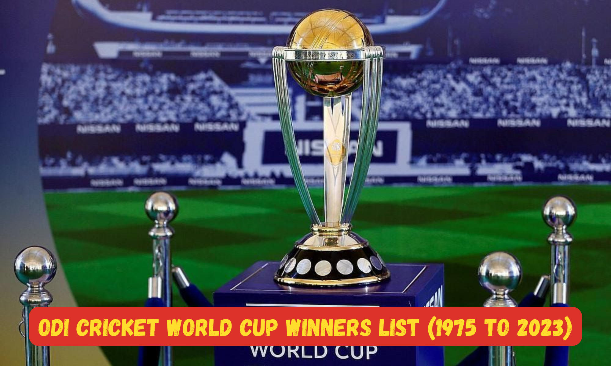 ODI World Cup winners: Full list of champions