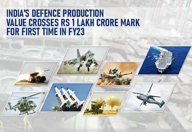 Defence Production in India Surpasses ₹1 Lakh Crore Mark on the Back of Crucial Reforms_30.1