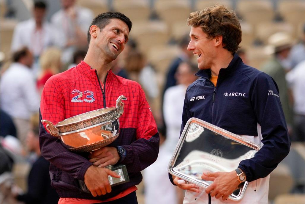 Novak Djokovic beats Casper Ruud to win French Open men's singles final –  as it happened, French Open 2023