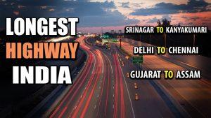 Longest Highway in India, List of Top 10