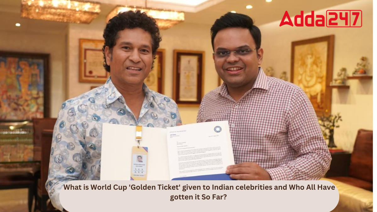 What is World Cup 'Golden Ticket' given to Indian celebrities and who are the recipients?_30.1