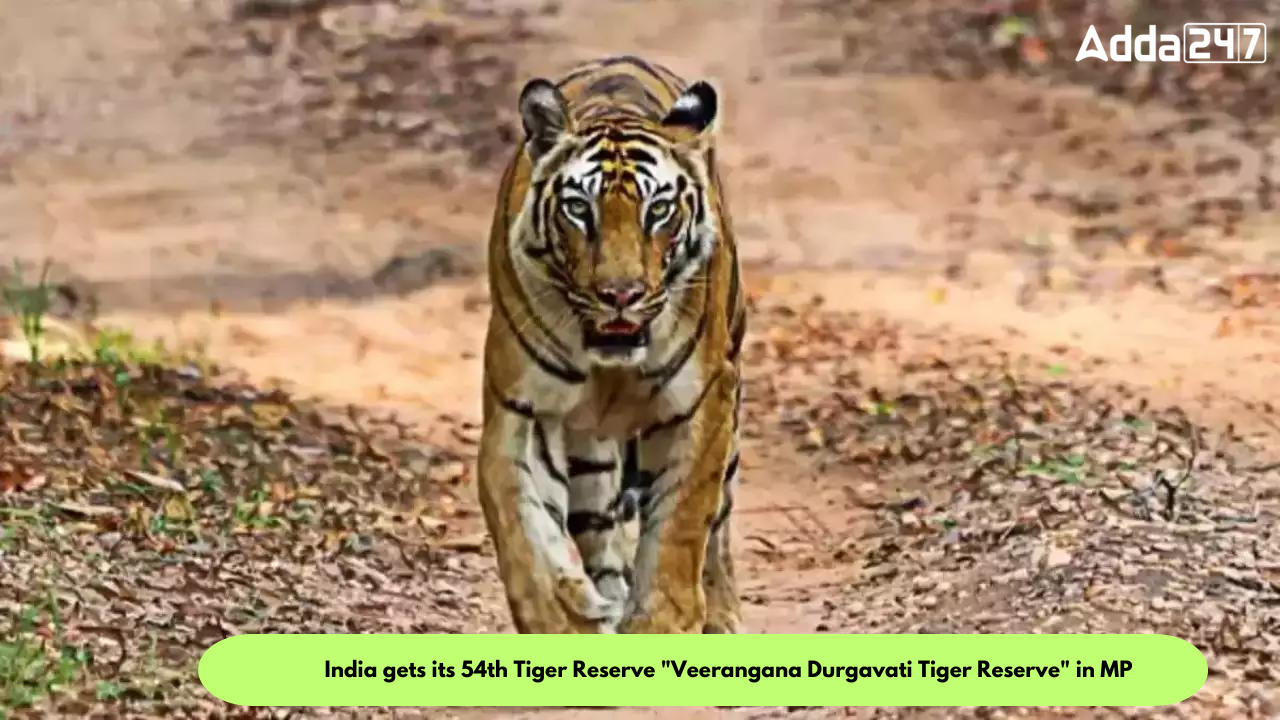 India gets its 54th Tiger Reserve "Veerangana Durgavati Tiger Reserve" in MP_30.1