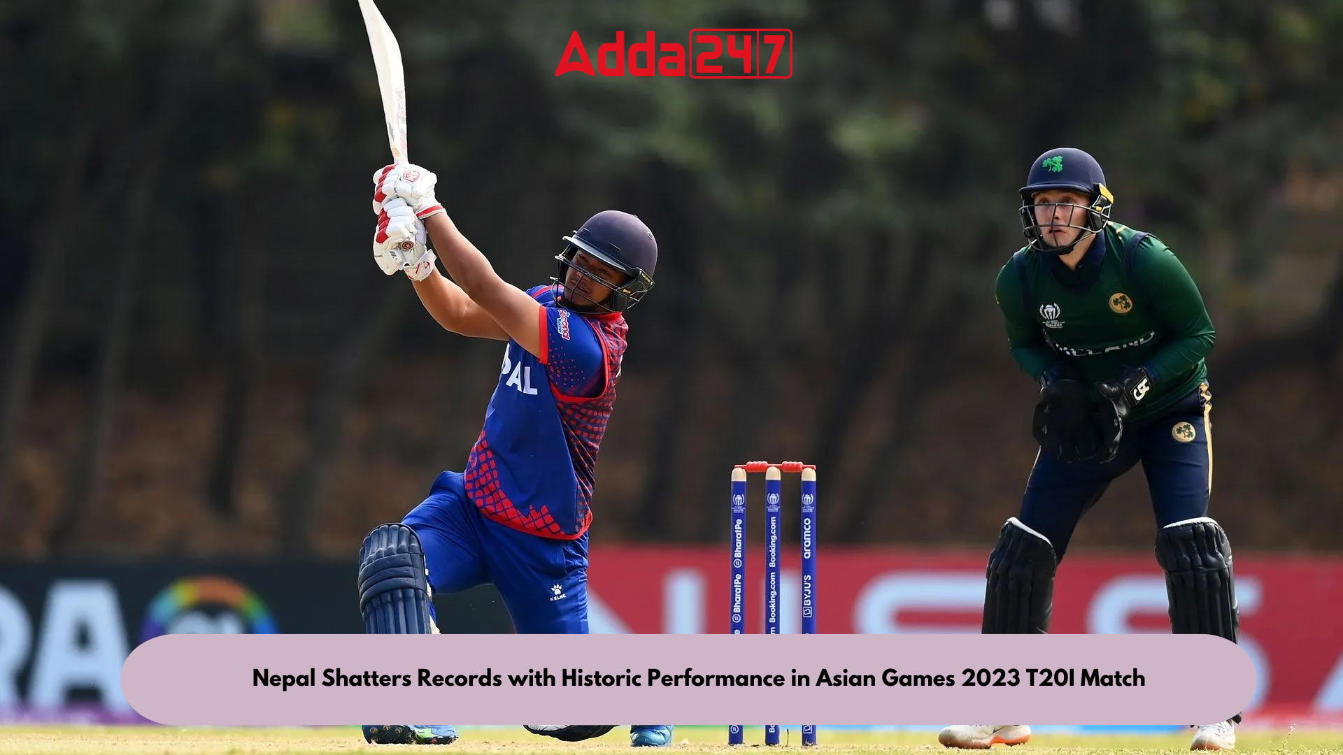 Nepal Shatters Records with Historic Performance in Asian Games 2023 T20I Match_30.1