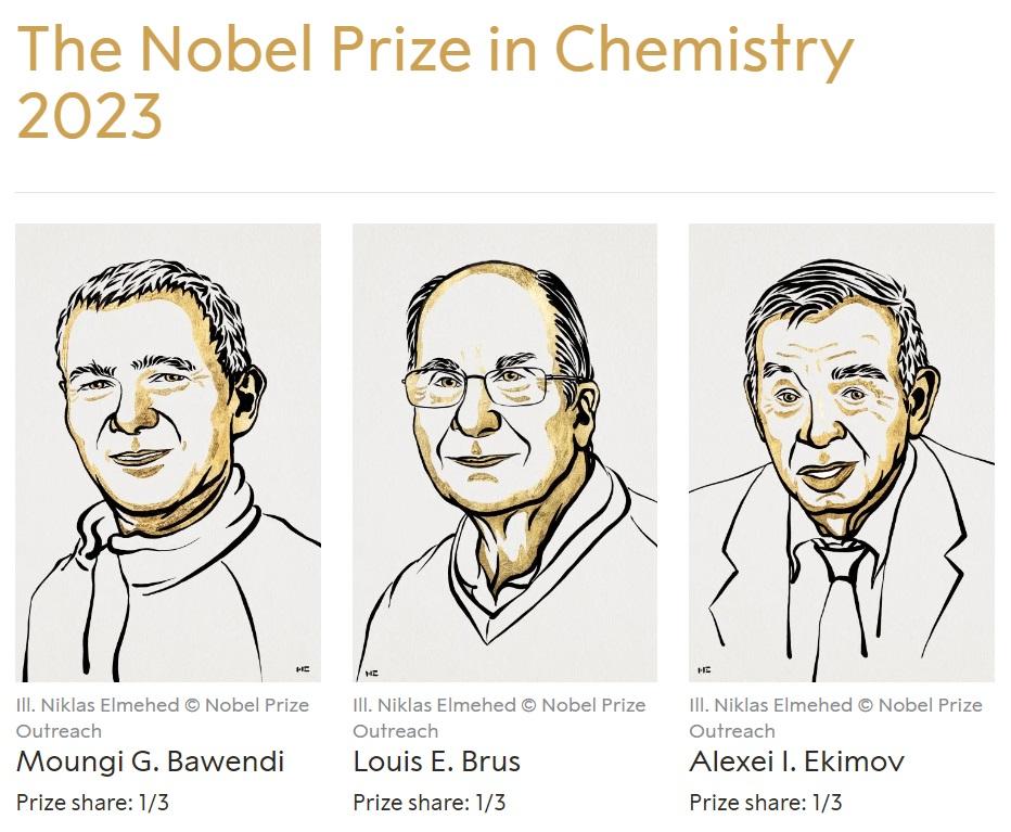 Nobel Prize in Chemistry 2023 awarded to Moungi G. Bawendi, Louis E. Brus and Alexei I. Ekimov_30.1
