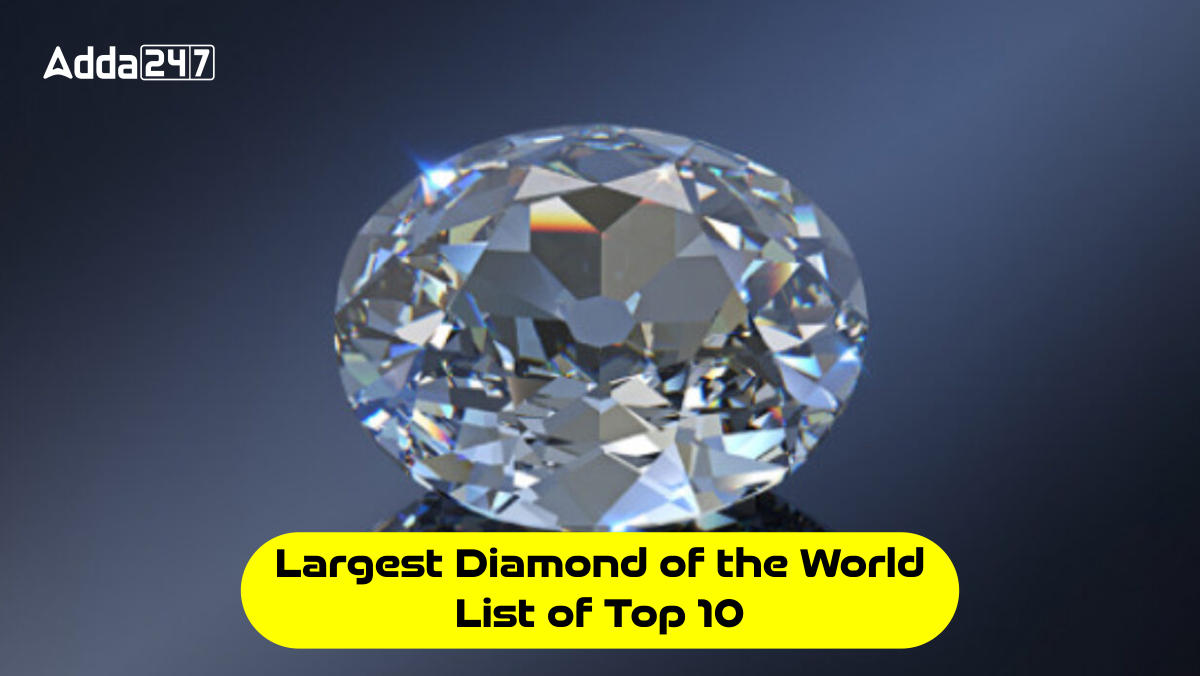 Largest Diamond in the World, List of Top 10_30.1