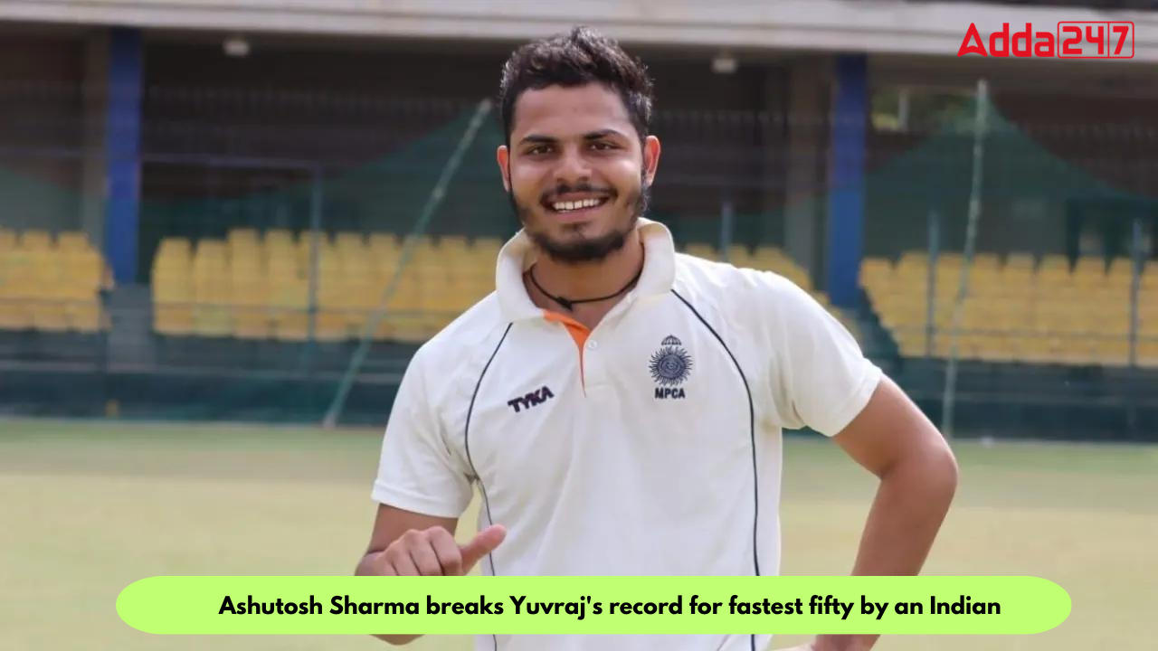 Ashutosh Sharma Breaks Yuvraj Singh's Fastest Fifty Record_30.1