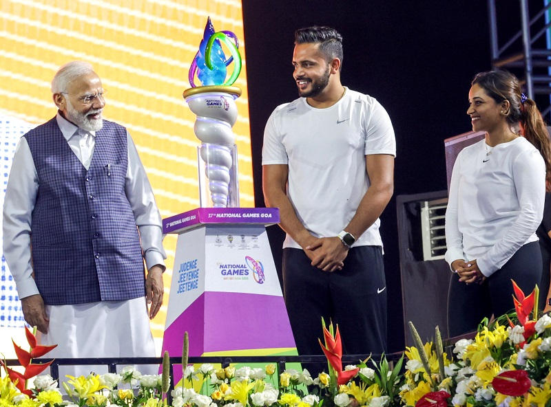 PM Modi Inaugurated 37th Edition Of National Games In Panaji, Goa_30.1