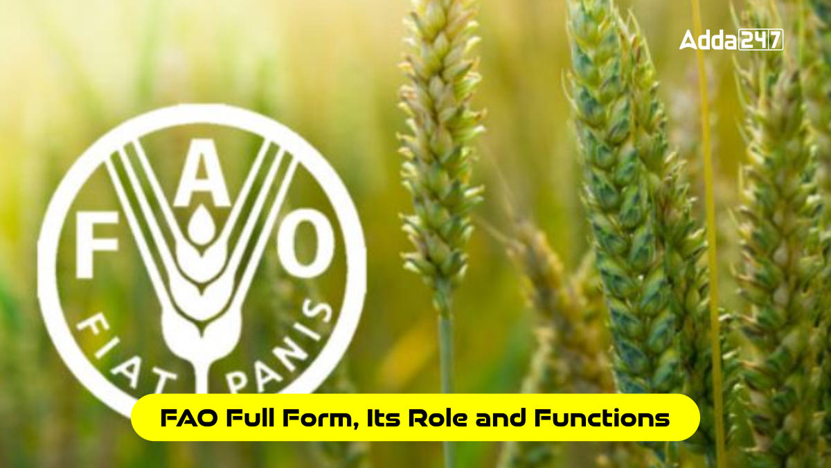 FAO Full Form, Its Role and Functions_30.1