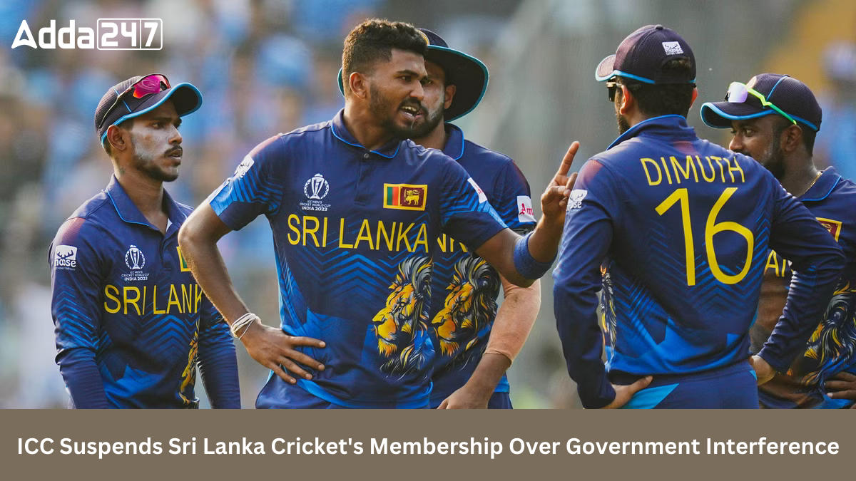 ICC Suspends Sri Lanka Cricket's Membership Over Government Interference_30.1