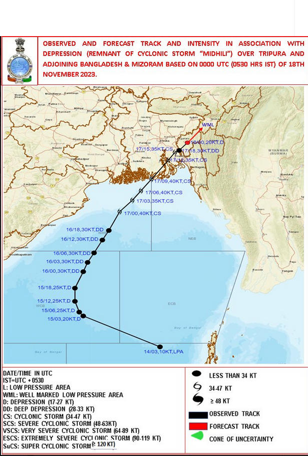 Cyclone 'Midhili' Makes Landfall On Bangladesh's coast_40.1
