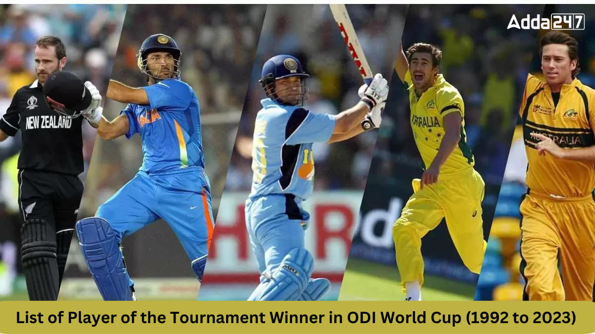 List of Player of the Tournament Winner in ODI World Cup (1992 to 2023)_30.1