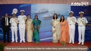 Three Anti-Submarine Warfare Ships for Indian Navy Launched at Cochin Shipyard