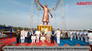 PM Modi Unveils Shivaji Maharaj Statue at Rajkot Fort in Maharashtra