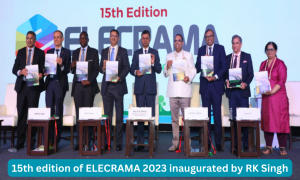 विद्युत मंत्री आरके सिंह ने एलेक्रामा 2023 के 15वें संस्करण का उद्घाटन किया