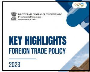 भारत ने विदेश व्यापार नीति-2023 पेश की, साल 2030 तक निर्यात 2000 अरब डॉलर तक पहुंचाने का लक्ष्य