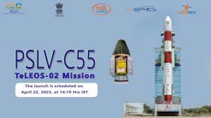 ISRO 22 अप्रैल को सिंगापुर के TELEOS-2 उपग्रह को करेगा लॉन्च
