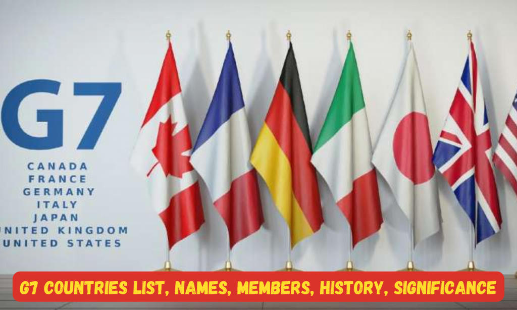 G7 देशों की सूची, नाम, सदस्य, इतिहास, महत्व |_20.1