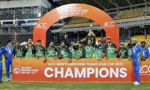 पाकिस्तान ए ने जीता एसीसी पुरुष एमर्जिंग टीम एशिया कप 2023