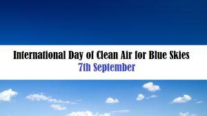 नीले आसमान के लिए स्वच्छ हवा का अंतरराष्ट्रीय दिवस 2023 |_30.1
