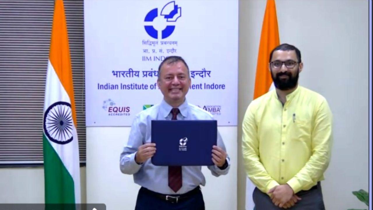 भारत में कौशल विकास एवं उद्यमिता में बदलाव हेतु आईआईएम इंदौर और एनएसडीसी ने साझेदारी की |_20.1