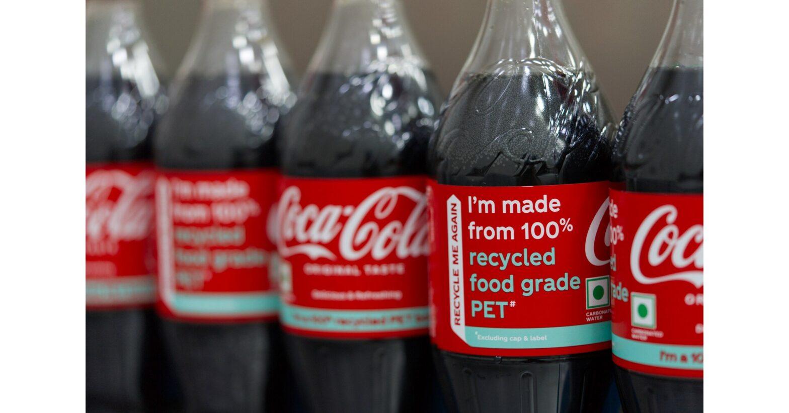 कोका-कोला इंडिया ने छोटे पैक के लिए 100% पुनर्नवीनीकरण पीईटी बोतलें पेश कीं |_20.1