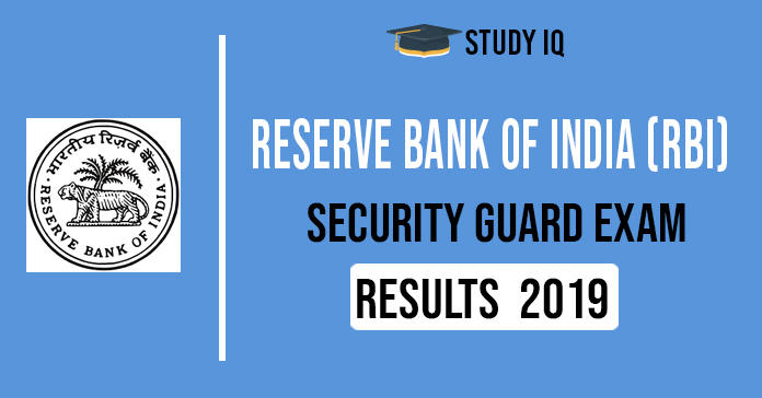 RBI – Security Guard – Final Result