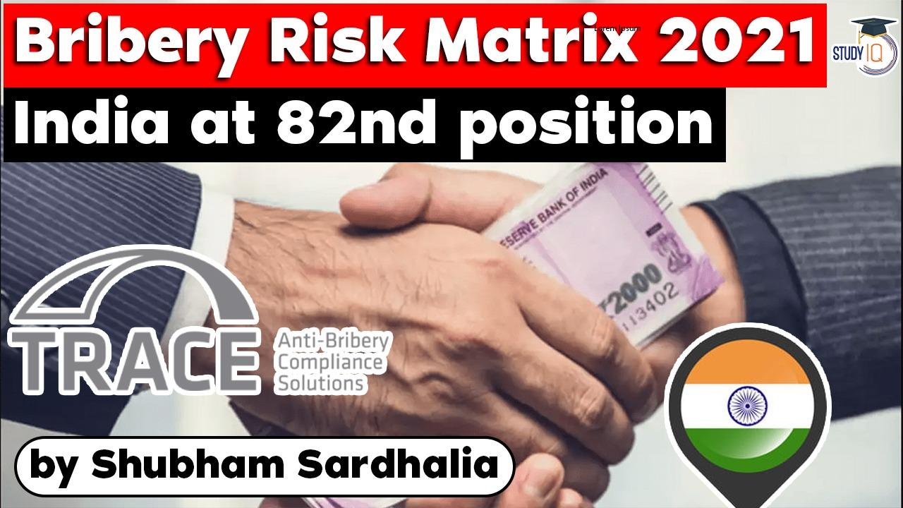 Bribery Risk Matrix 2021 India At 82nd Position – Burning Issues – Free ...