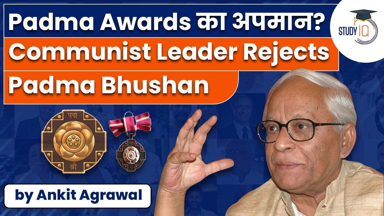 Communist Leader Buddhadeb Bhattacharjee Rejects Padma Bhushan – Free ...