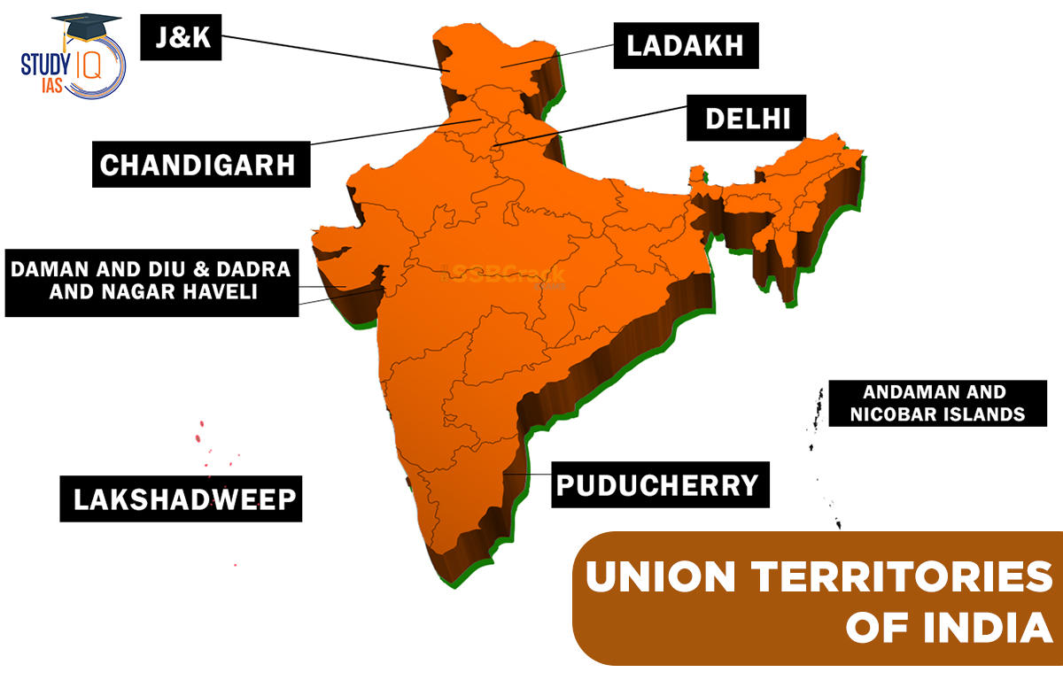 Union Territories Of India Maps Of India, 55% Off