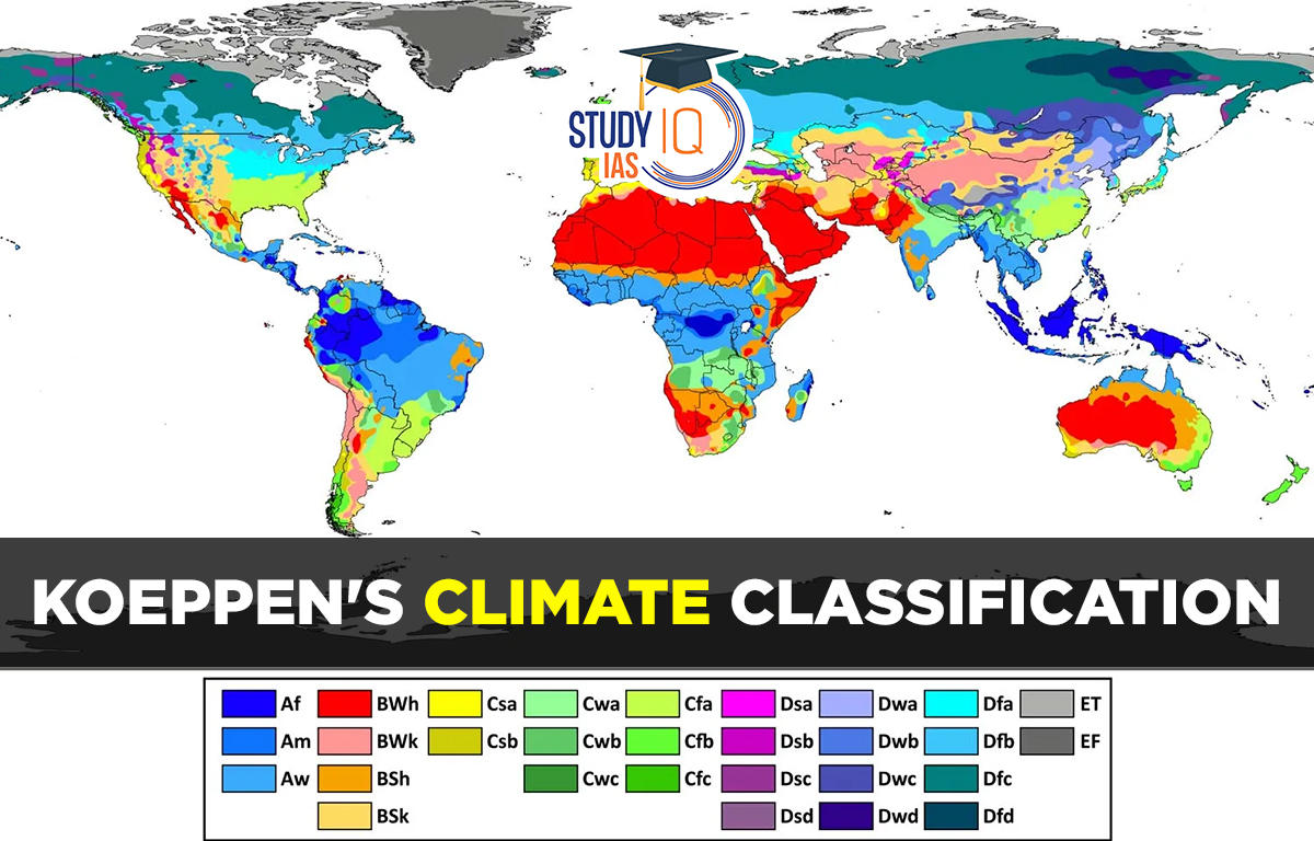 Koeppens Climate Classification System Map 6228