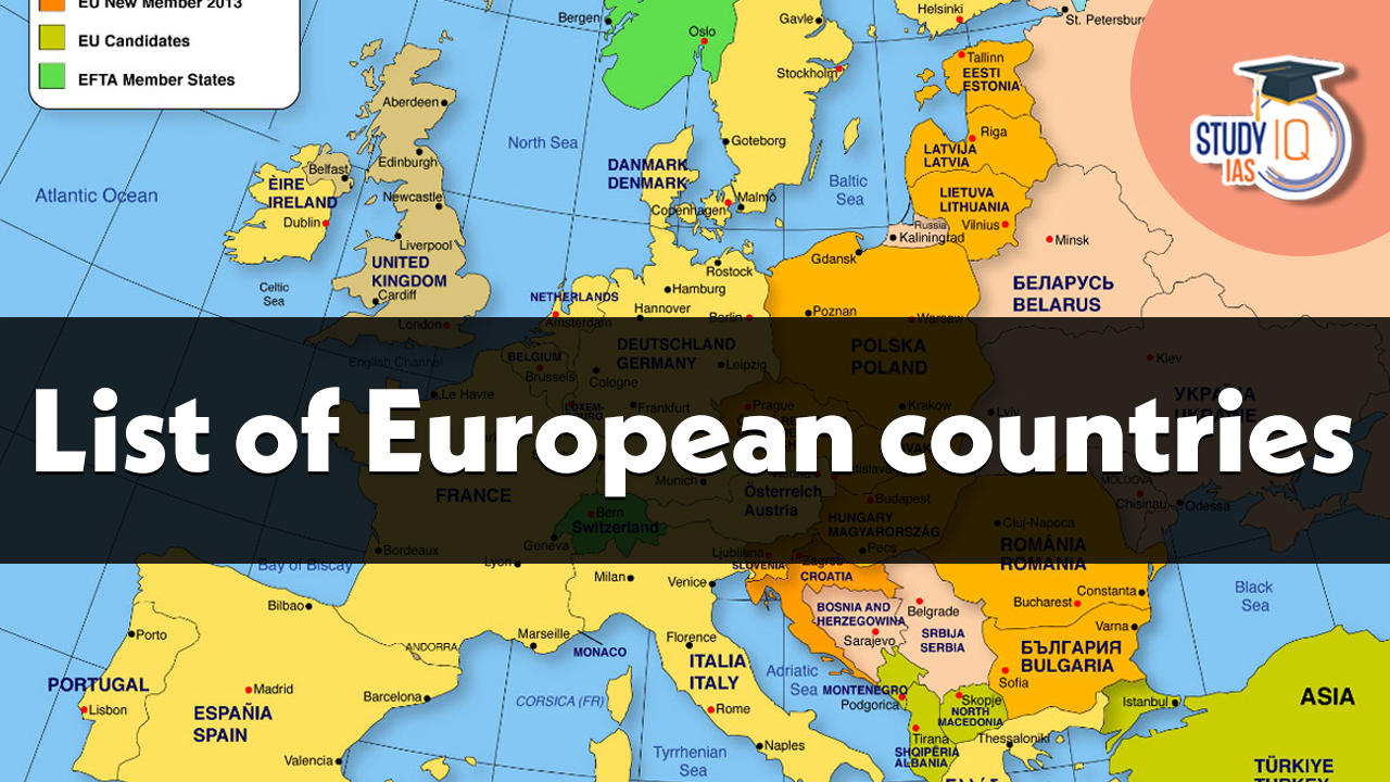 List of European Countries by Population and Area