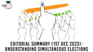 Editorial Summary: Understanding Simultaneous Elections