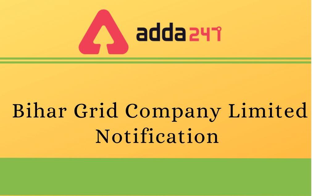 Bihar Grid Company Limited Notification For 20 Field Engineer Post_30.1