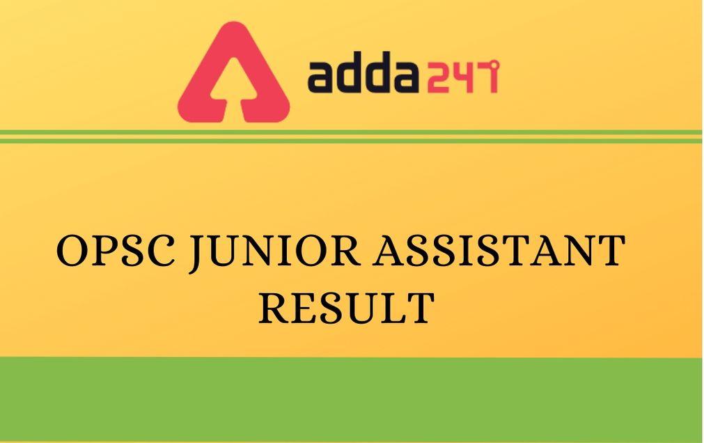 OPSC Junior Assistant Result 2020 Out: Check Junior Asst Result_30.1