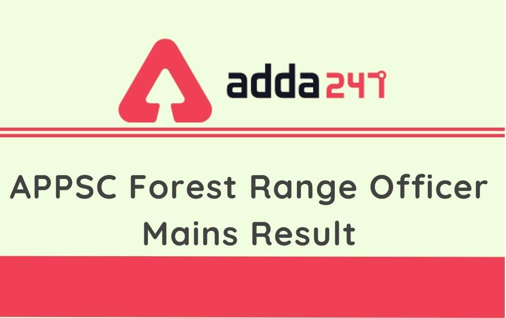 APPSC Forest Range Officer Mains Result 2020 Out: Check Result PDF_30.1