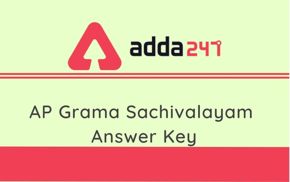 AP Grama Sachivalayam Final Answer Key 2020 Out: Check Final Answer Key_30.1