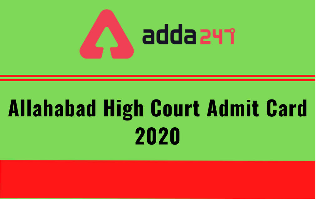 Allahabad High Court Stage-II Admit Card 2020 Out: Download Allahabad High Court RO, CA Revised Typing Test Call Letter 2020_30.1