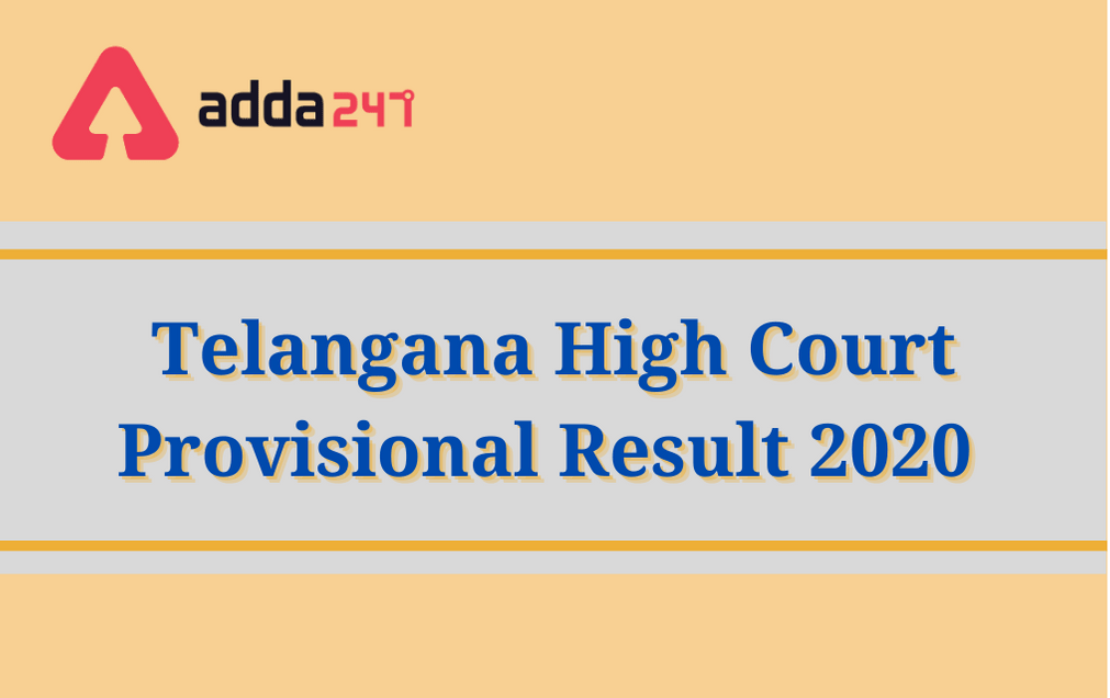 Telangana High Court Provisional Result 2020 Out: Check Complete List of Selected Candidates For Stenographer/Typist/Copyist Posts @tshc.gov.in_30.1