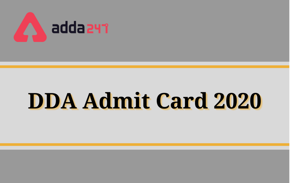DDA Stenographer Admit Card 2020 Out: Check Steno Group D Exam Schedule_30.1