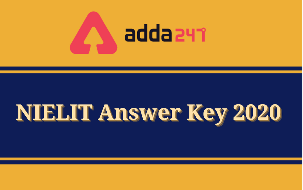 NIELIT Answer Key 2020 Released: Objection Date Till 28 November_30.1