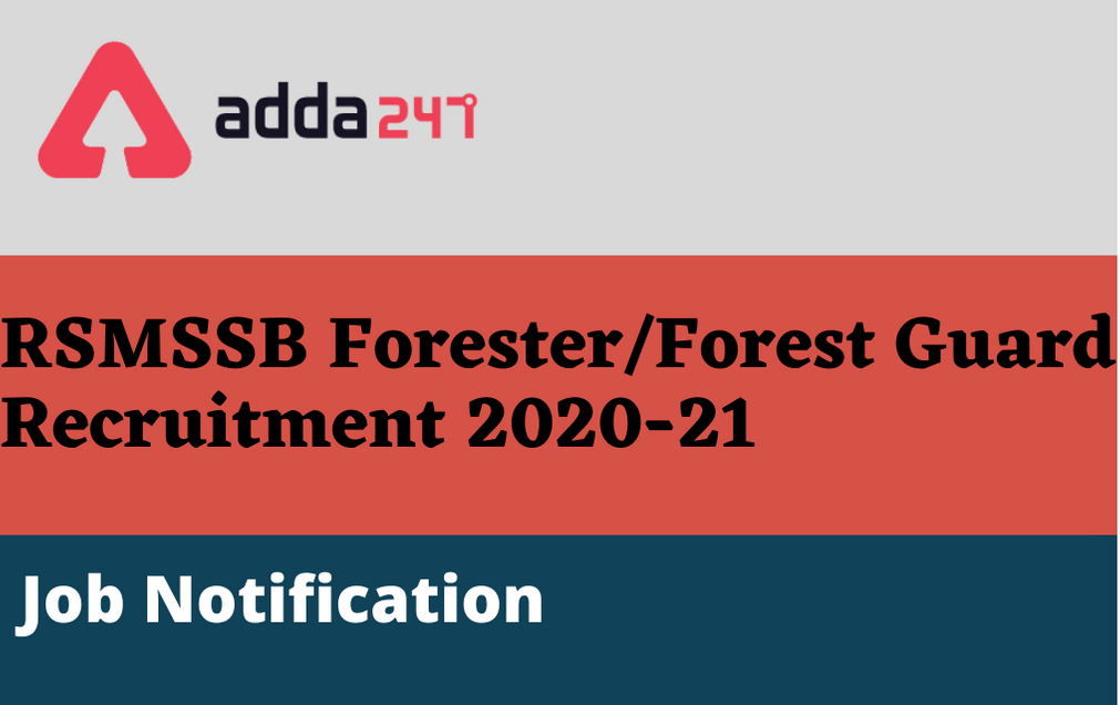 RSMSSB Forest Guard Recruitment 2020-21: Last Date Extended Till 22nd January 2021_30.1