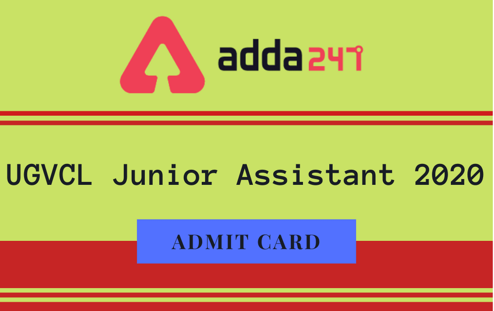 UGVCL Junior Assistant Admit Card 2020 Released: Download Vidyut Sahayak Admit Card_30.1